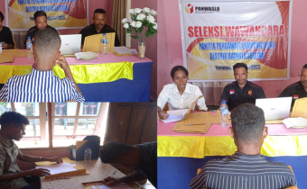 Panwaslu Distrik Batanta Selatan Wawancara Calon PPL