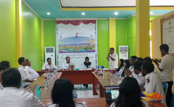Kegiatan Sosialisasi Layanan Aktivasi Identitas Kependudukan Digital (IKD) Tahun 2026 oleh Dinas Kependudukan dan Pencatatan Sipil Kabupaten Raja Ampat di Kantor Bawaslu Kabupaten Raja Ampat, Rabu (02/09/2026).