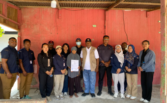 Pimpinan beserta staf Bawaslu Kabupaten Raja Ampat melaksanakan tugas pengawasan terhadap Coktas PDPB Triwulan III Tahun 2026, Selasa (15/09/2026).